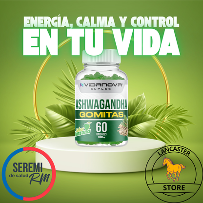 Gomitas Ashwagandha 60 unidades