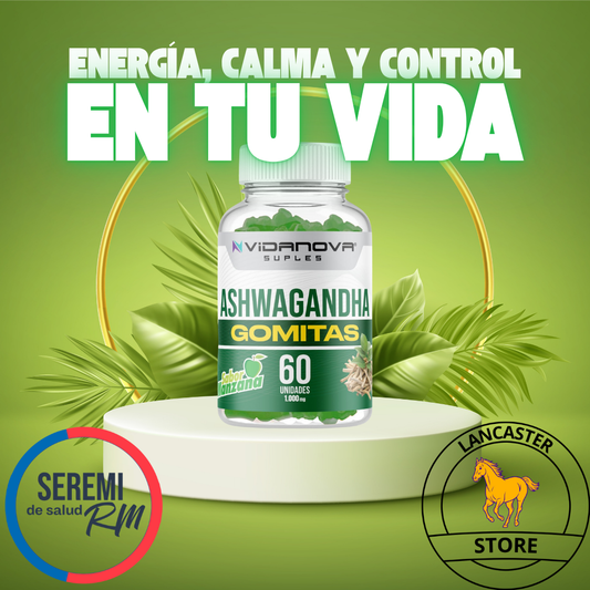 Gomitas Ashwagandha 60 unidades