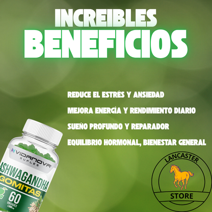 Gomitas Ashwagandha 60 unidades