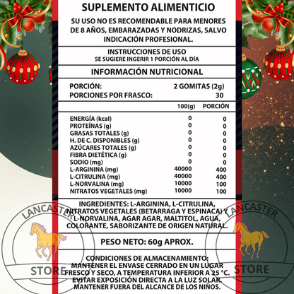 2X1 OFERTA NAVIDEÑA Óxido Nitrico 1000mg Gomitas Sabor Frutos Tropicales