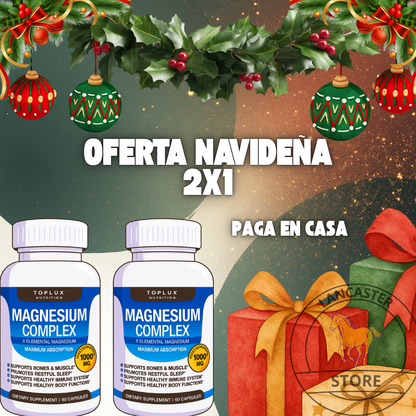 OFERTA NAVIDEÑA 2x1 Magnesium Complex 60 cápsulas